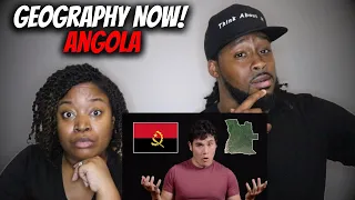 🇦🇴 American Couple Reacts "Geography Now! ANGOLA" | The Demouchets REACT AFRICA