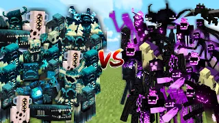 ALL WARDENS vs ALL ENDERMEN in Minecraft Mob Battle