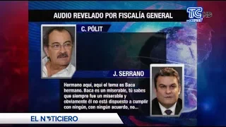 Audio revelado entre Carlos Pólit y José Serrano