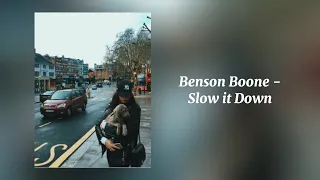 Slow It Down - Benson Boone (Sped Up)