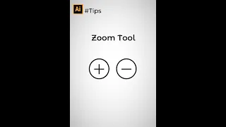 Zoom in Zoom Out Trick Adobe Illustrator