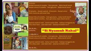 Nanyian si buah hati "Si Nyamuk Nakal" | bersama Eno Lerian | risma14