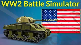 AMERICAN ARMY AGAINST ALL - WW2 Battle Simulator. Original Android Gameplay