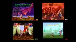 Primal Rage Quad Comparison SNES vs 32x & JagCD vs 3DO