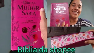 bíblia da mulher sábia da shopee