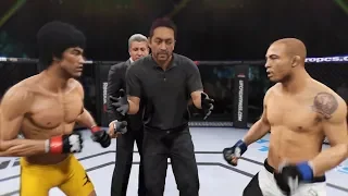 Bruce Lee vs. Jose Aldo (EA Sports UFC 2) - CPU vs. CPU
