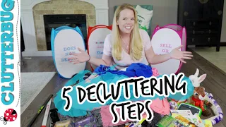 5 Decluttering Steps for a Clutter-Free Home