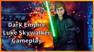 Dark Empire Luke Skywalker Gameplay Star Wars Battlefront 2