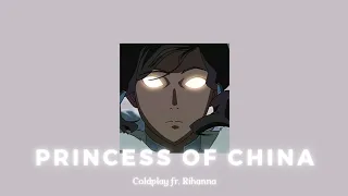 princess of china - coldplay ft. rihanna (slowed + reverb)