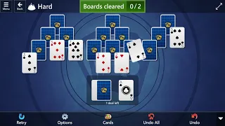 Microsoft Solitaire Collection: TriPeaks - Hard - August 10, 2021