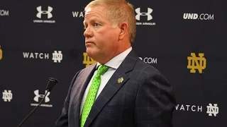 Notre Dame Football Press Conference - Michigan State