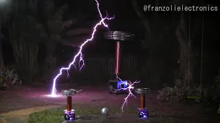 Wide Putin Song on 3 Tesla Coils for 10 Hours