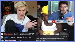 xQc reacts to HasanAbi "snitching" on Kai Cenat