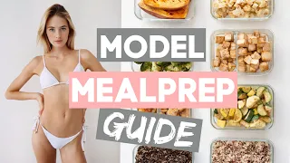 Healthy Model Meal Prep | Budget Friendly, Super Simple & Very Easy, & Vegan Options | Sanne Vloet