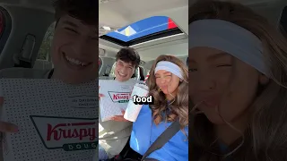 ordering the SAME food as the CAR infront