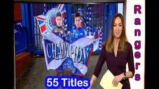Gers Fans 55 Title Celebrations - National news vs Local news