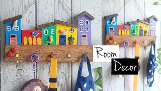 Home/Wall Decorating Ideas | Cardboard Craft Ideas | How to make Key Holder | DIY Key Holder