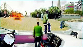 This happens if you don't shoot Ryder in GTA San Andreas Definitive Edition Trilogy