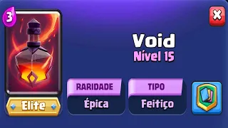 VAI QUEBRAR O META! USEI A NOVA CARTA FEITIÇO *VOID* NO CLASH ROYALE