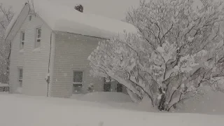 Intense Lake-Effect Snow - Mannsville & Adams NY