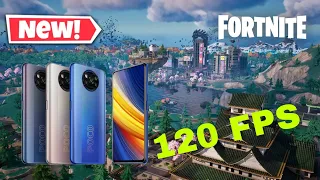 Fortnite Mobile 120 FPS | POCO X3 PRO Gameplay