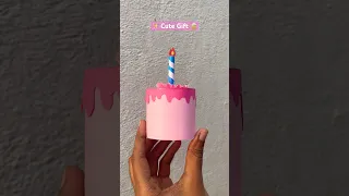 DIY Birthday Gift Idea | Mini Cake With Paper | Art beats