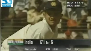 Sourav Ganguly 54 vs PAK - 1st Test, Chennai | 1999