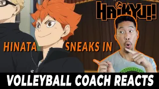 Volleyball Coach Reacts to Haikyuu S4 E1 - Hinata sneaks into Miyagi prefecture training