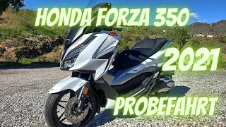 🛵Honda Forza 350 (2021) 🔥🔥 Probefahrt, Soundcheck, Walkaround, 0-100 km/h (DEUTSCH/GERMAN) | VLOG128