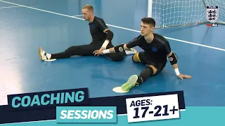 Part 2 - Tony Elliott: Futsal Goalkeeper Techniques | FA Learning Coaching Session