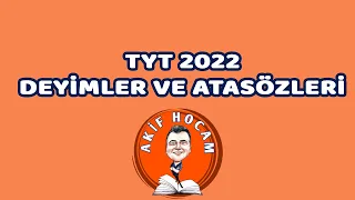 DEYİMLER VE ATASÖZLERİ@YKS@TYT