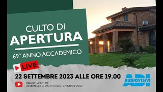 Culto di Apertura 69° Anno Accademico IBI