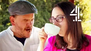 Adorable Moment When He Sings Klingon Drinking Song on FIRST Date! | The Undateables