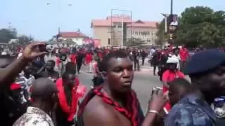 John Atta Mills Funeral Procession