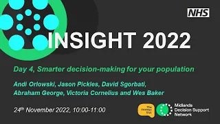 Insight 2022 - Smarter decision-making for your population