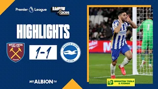 PL Highlights: West Ham 1 Albion 1