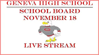 Geneva Area City Schools - Board Meeting 11/18/2021