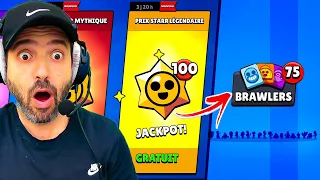 j'ai TOUCHÉ le JACKPOT de 100 STAR LEGENDAIRE 🔥 (on ouvre tout) - PACK OPENING