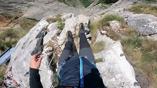 BASE jump - Monte Brento Italy (4K) | RAW SERIES