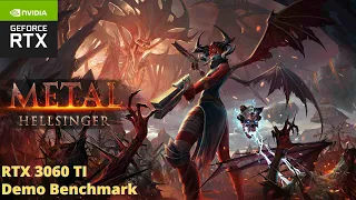 Metal Hellsinger Demo Benchmark | 1440P Ultra Gameplay | RTX 3060 TI