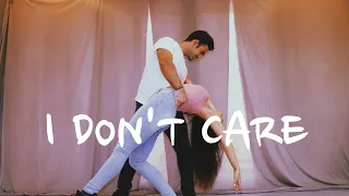 Ed Sheeran & Justin Bieber - I Don't Care | Salsa Dance Cover | Neeraj & Yukti | United By Dance 1O1