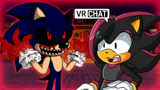 SONIC.EXE PAYS A VISIT TO SHADINA! IN VR CHAT!