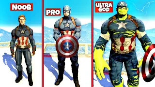 Upgrading Noob Captian America Into Ultra God Captain America In GTA 5!
