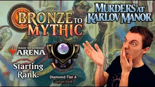 💎 Bronze To Mythic: Episode 14 - Starting Rank: Diamond 4 - (MTG Arena: Karlov Manor Draft) MKM