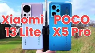 Xiaomi 13 Lite vs POCO X5 Pro Video Camera Comparison 4K UHD