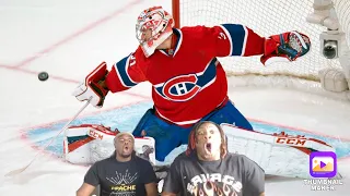 First Time Reacting to Best Saves in NHL History!