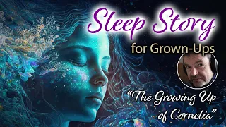 Bedtime Sleep Story for Grown Ups, with rain | Calm Reading | "The Growing Up of Cornelia"