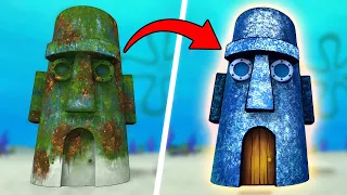 I POWERWASHED SQUIDWARD'S HOUSE! (PowerWash Simulator)