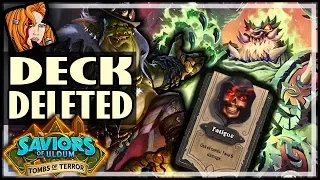 DECK DELETED! AZARI HAS NO EQUAL - Tombs of Terror Heroic Hearthstone