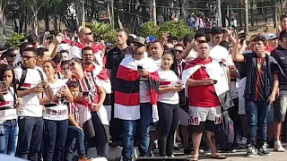 Chegada do SPFC ao Morumbi(SPFC x CRUZEIRO) 13/08/2017